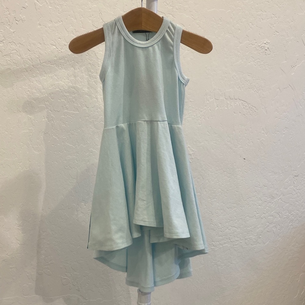 Wee Monster blue cloud circle dress